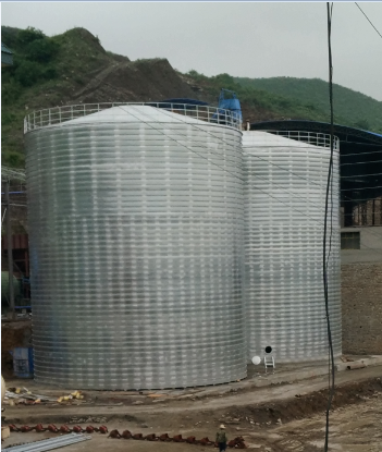 工布江达粮食钢板仓的安装全过程不用热焊接