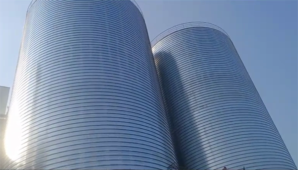 工布江达2座混凝土高架卷板仓